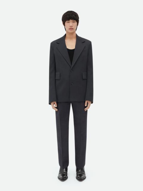 Bottega Veneta Curved Sleeves Light Wool Jacket