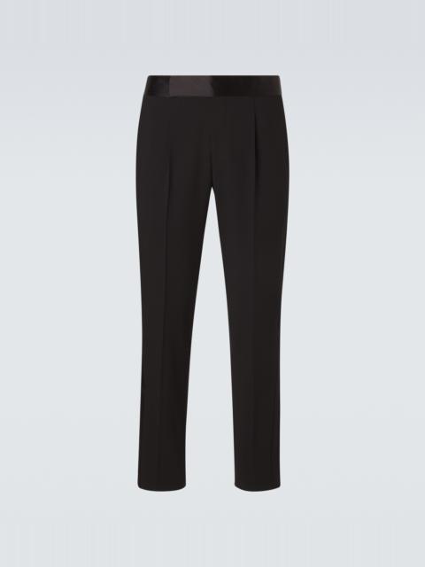 GIORGIO ARMANI Virgin wool tuxedo pants
