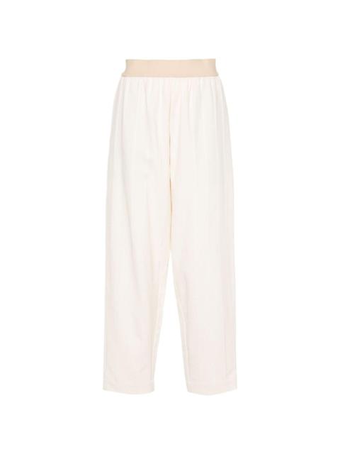 Palmer striped tapered trousers