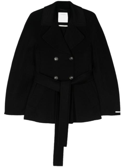 Sportmax belted double-breasted jacket