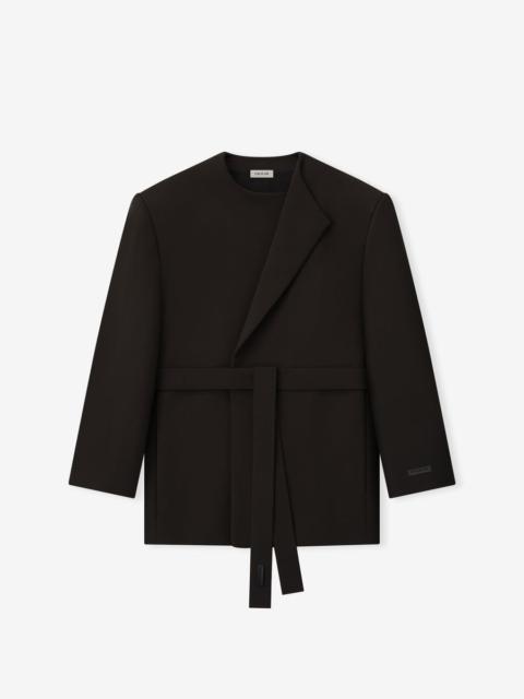 Fear of God Double Weave Wool Crewneck Jacket