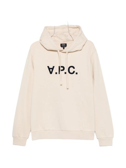 A.P.C. A.p.c. Logo-print Hoodie