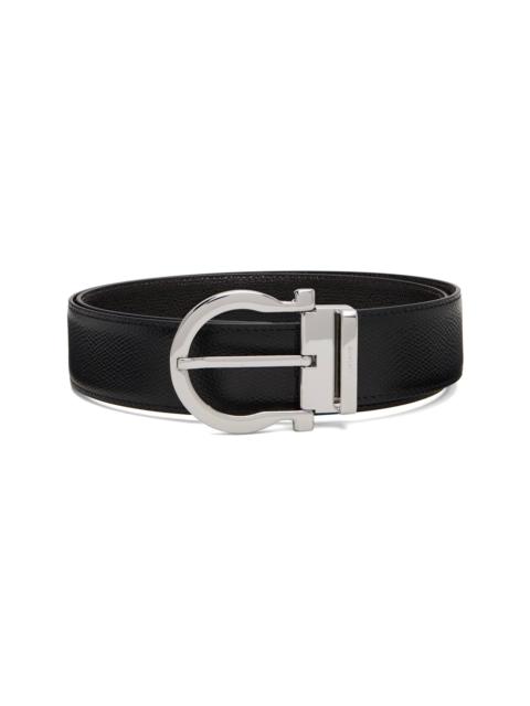 Black Adjustable Reversible Belt