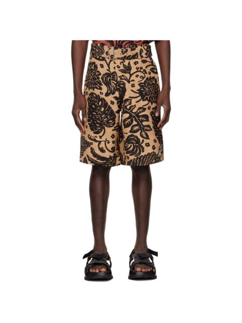 Jil Sander Brown Viscose Shorts