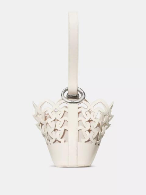 kate spade Halo Woven Mini Bucket Bag