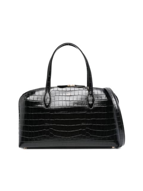TOTEME medium Day croc-embossed tote bag