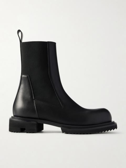 Rick Owens Beatle Gabe Leather Ankle Boots