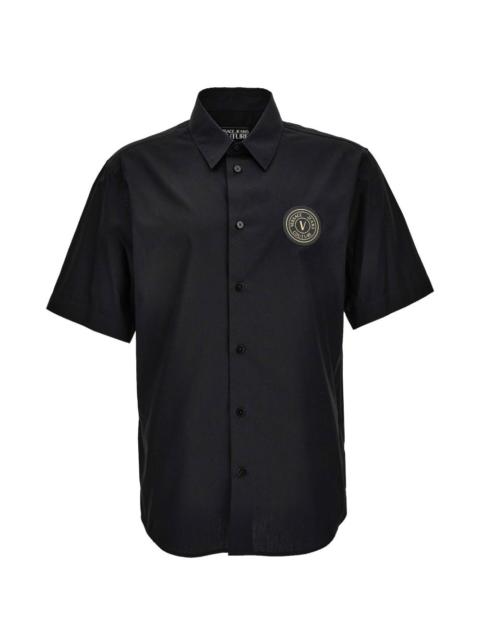 VERSACE JEANS COUTURE logo-emblem shirt