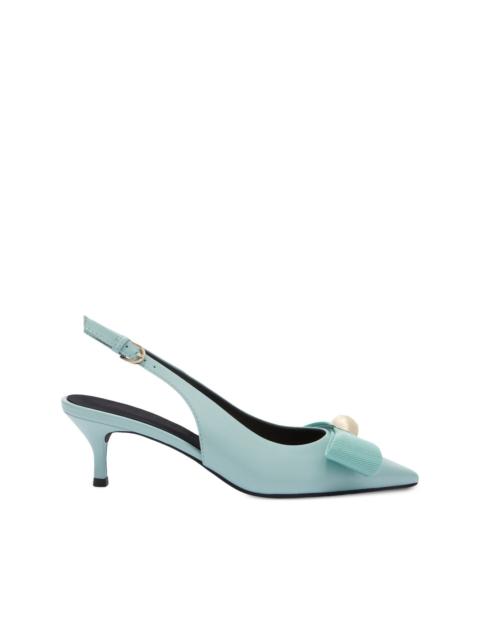 FURLA 50mm Furla Sfera slingback pumps