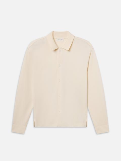 FRAME Button Down Pique Shirt