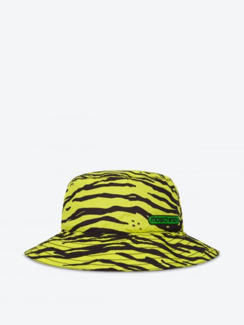 Moschino ALLOVER TIGER NYLON HAT