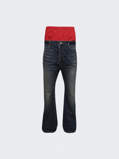 BALENCIAGA Layered Jeans Whisker