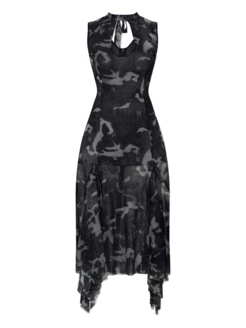 MISBHV keyhole-neck asymmetric dress