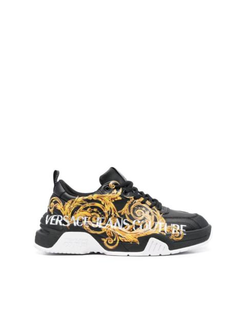 VERSACE JEANS COUTURE logo-print low-top sneakers