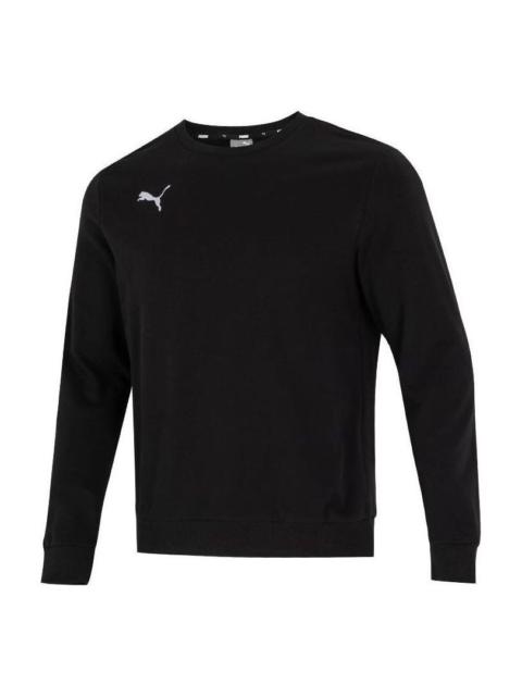 PUMA PUMA ESS Logo Crew Sweater 'Black' 656933-03