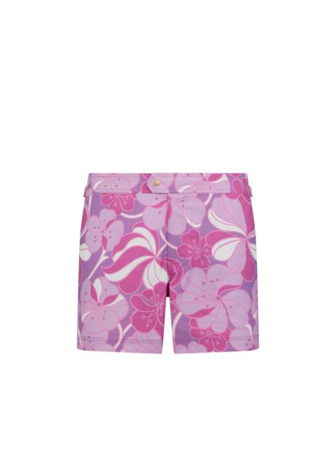 TOM FORD PSYCHEDELIC FLORAL PRINT SWIM SHORT