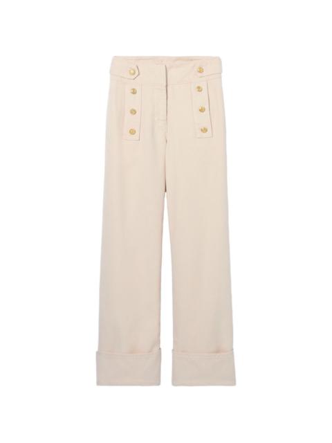 Claudie Pierlot light denim wide-leg jeans