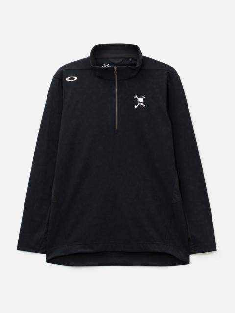 OAKLEY SKULL EMBOSSED LS MOCK SHIRT