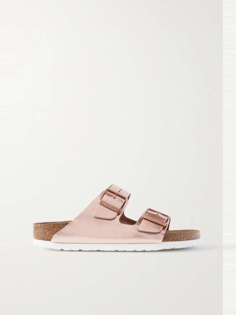 BIRKENSTOCK Arizona metallic leather sandals