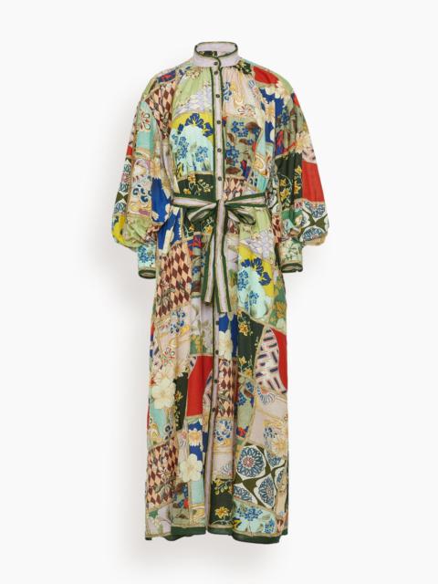 ALÉMAIS Bianca Shirtdress in Multi