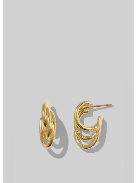 Otiumberg Otiumberg Gathered Sonder Hoops - Gold