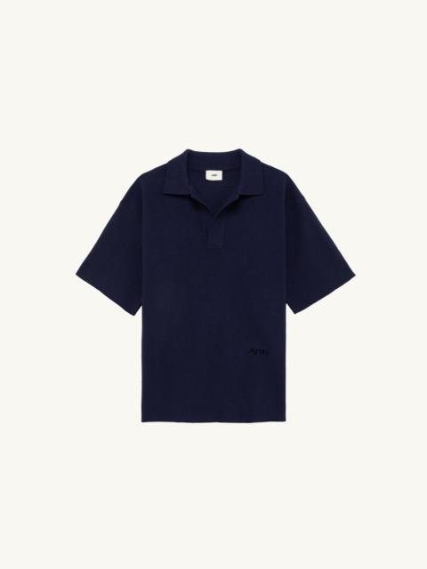 AUTRY UNISEX SHORT SLEEVE KNIT POLO