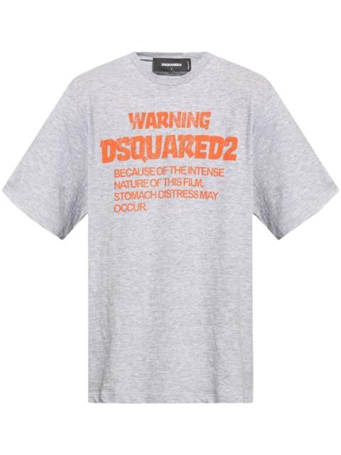 DSQUARED2 slogan-print cotton T-shirt