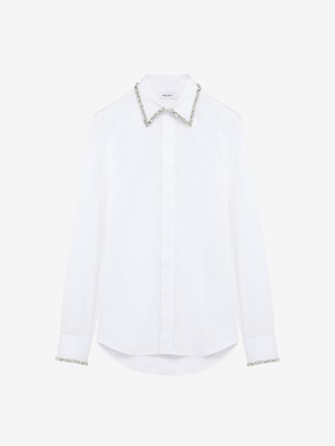 Alexander McQueen Crystal Embroidery Shirt
