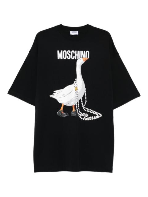 Moschino graphic-print mini dress