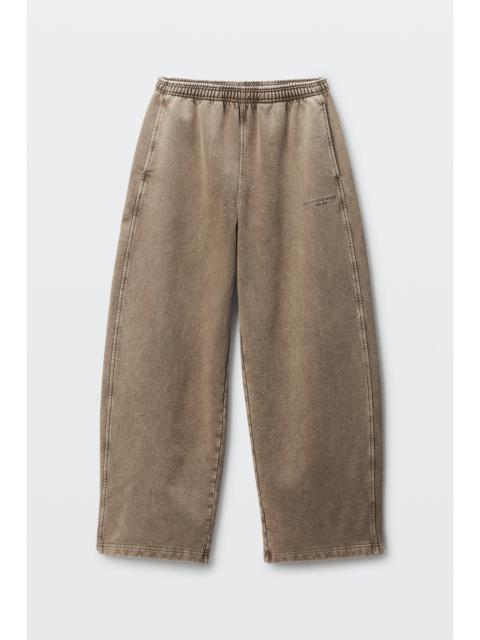 Alexander Wang crystal hotfix mid-rise oversized sweatpant