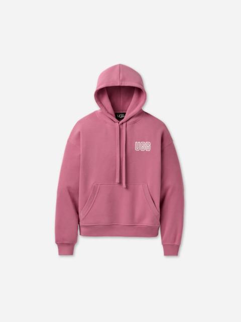 UGG ® Women's ® Logo Hoodie Cotton Blend in Dusty Orchid