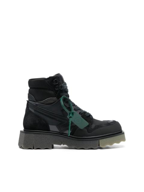 Off-White camouflage-print hiking ankle boots