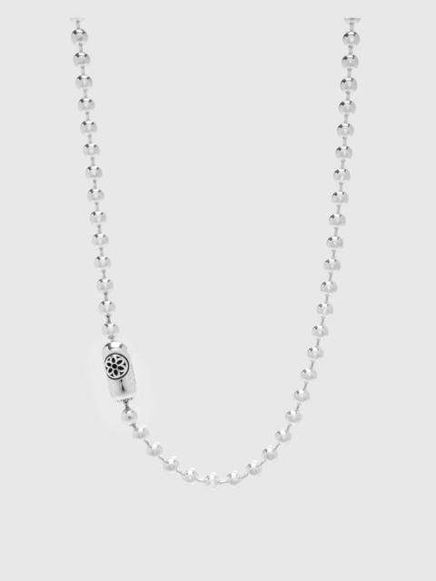 GOOD ART HLYWD Rosette Poplock Necklace Size B in Sterling Silver