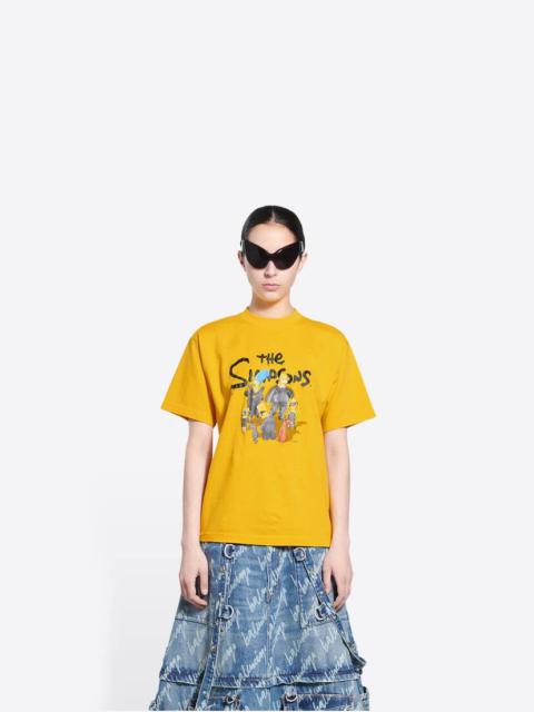 BALENCIAGA Women's The Simpsons Tm & © 20th Television T-shirt Small Fit in Yellow