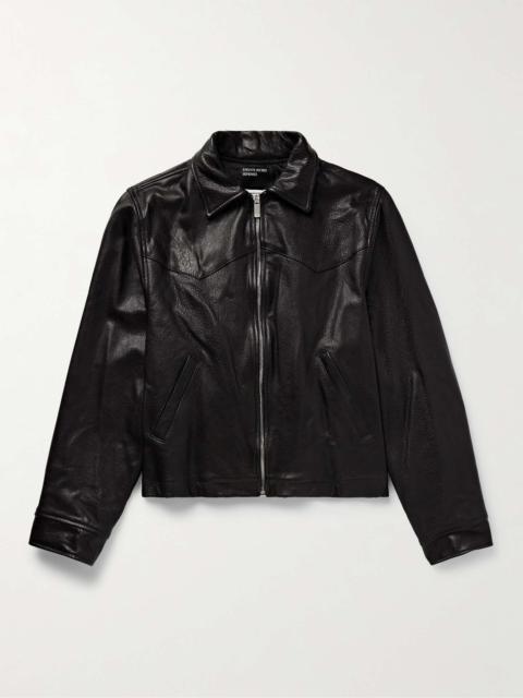 Enfants Riches Déprimés Washed-Leather Jacket