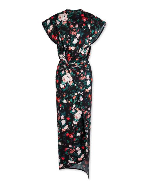rabanne Floral Midi Dress floral