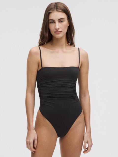 lululemon Wundermost Ultra-Soft Nulu Ruched Cami Bodysuit