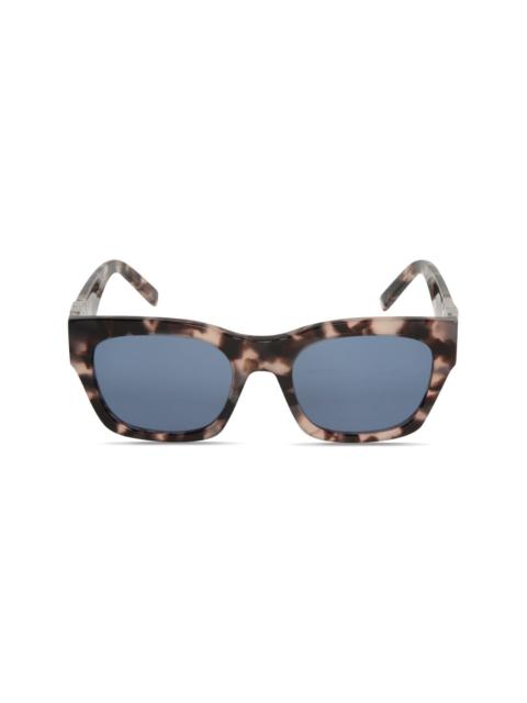 4G-motif square-frame sunglasses