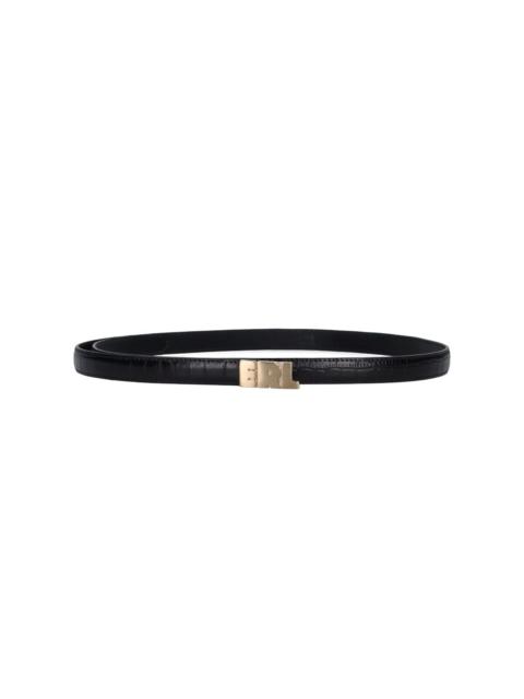 ERL LEATHER LOGO BELT
