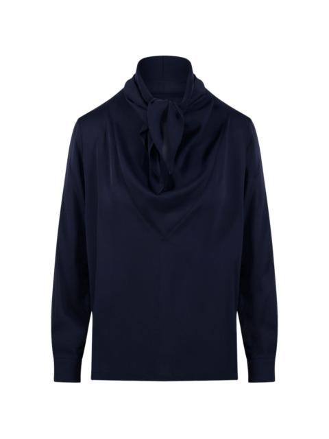 Max Mara tie-neck blouse
