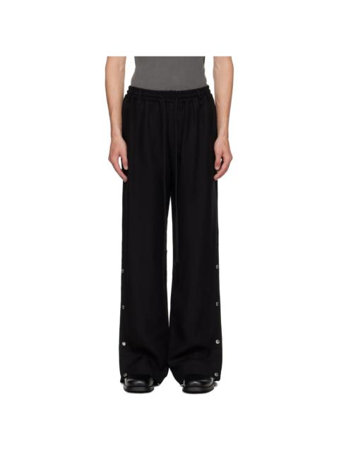Song for the Mute Black Drape Studded Sweatpants