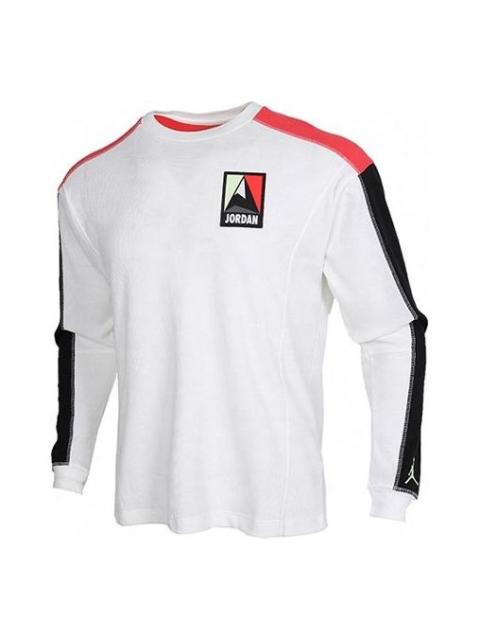 Jordan Air Jordan Winter Utility logo Printing Causual Round Collar Male White CT3382-100
