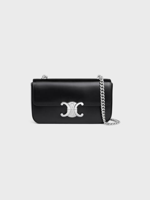 CHAIN SHOULDER BAG CLAUDE in shiny calfskin