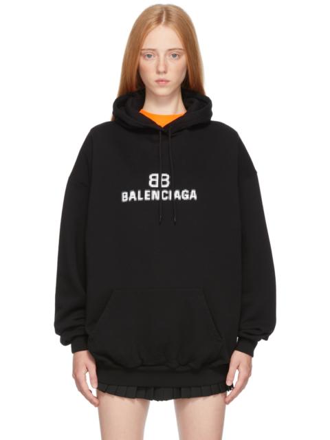 BALENCIAGA BB pixel logo hoodie