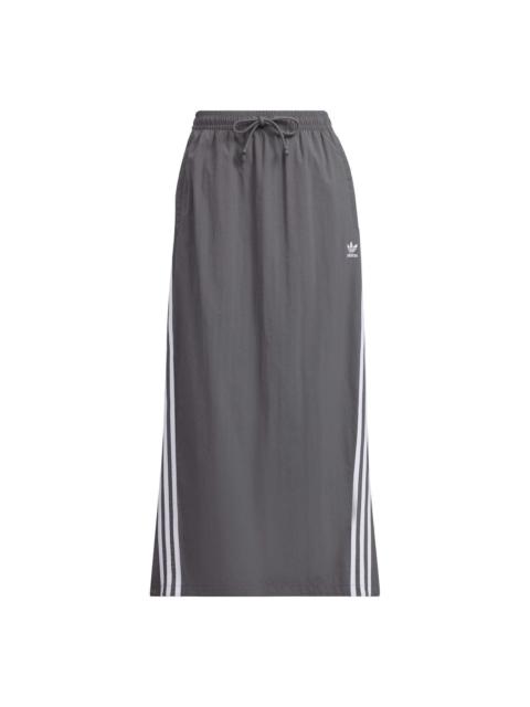 adidas (WMNS) adidas 3-Stripes Parachute Skirt 'Grey' JC6124