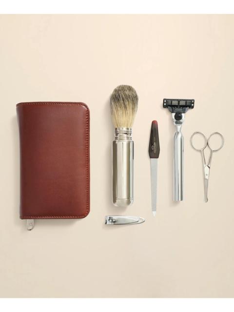 Brooks Brothers Leather Grooming Kit