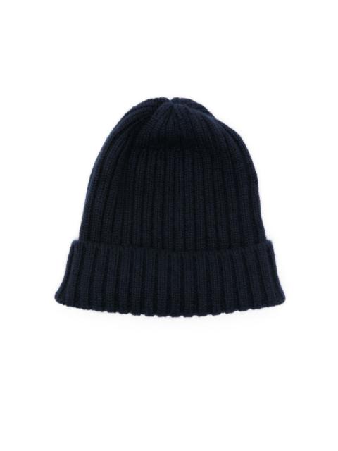 FEDELI ribbed-knit cashmere beanie