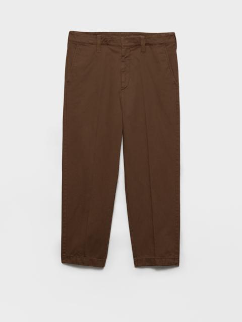 Prada Cotton gabardine pants