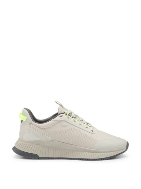 BOSS TTNM EVO TRAINERS WITH RIBBED SOLE
