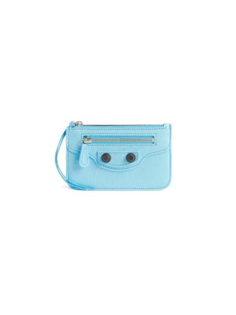 Women's Le Cagole Long Coin And Card Holder  in Light Blue